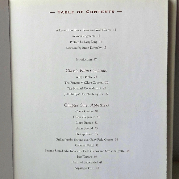 VTG Rare '03 SIGNED The Palm Restaurant Cookbook, Hardcover w Dust Jacket, EUC - Picture 8 of 15